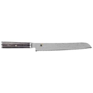 MIYABI 5000 MCD 67 Coltello da pane seghettato - 24 cm, marrone-nero