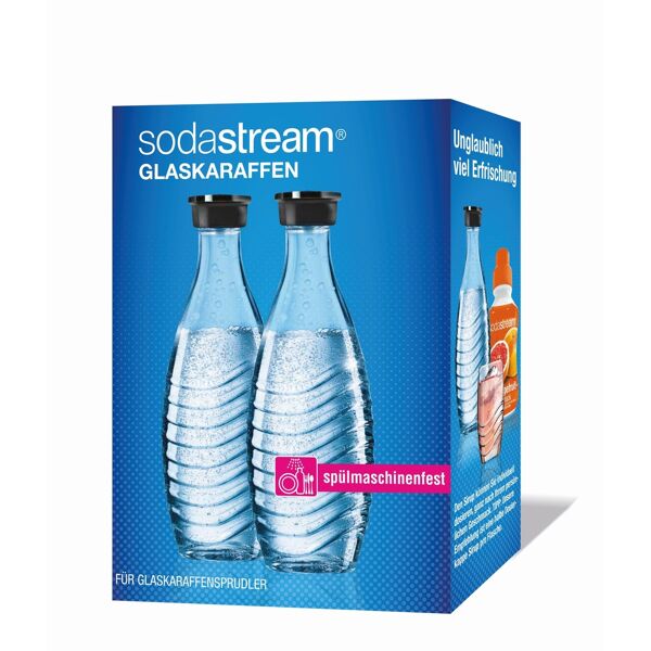sodastream bottiglie 2pz in vetro bipack x crystal/penguin 2270063