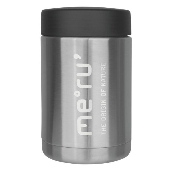 meru lunch box - thermos per alimenti grey/black