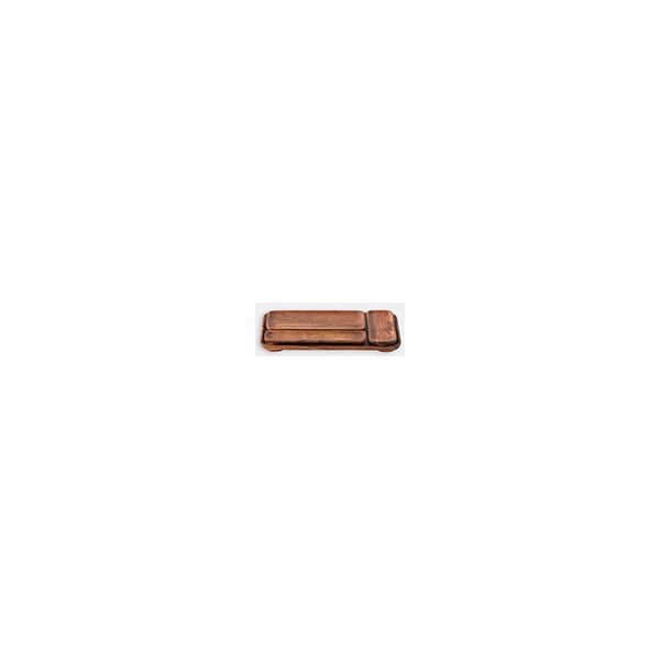 polspotten 'plankie' tray, cognac