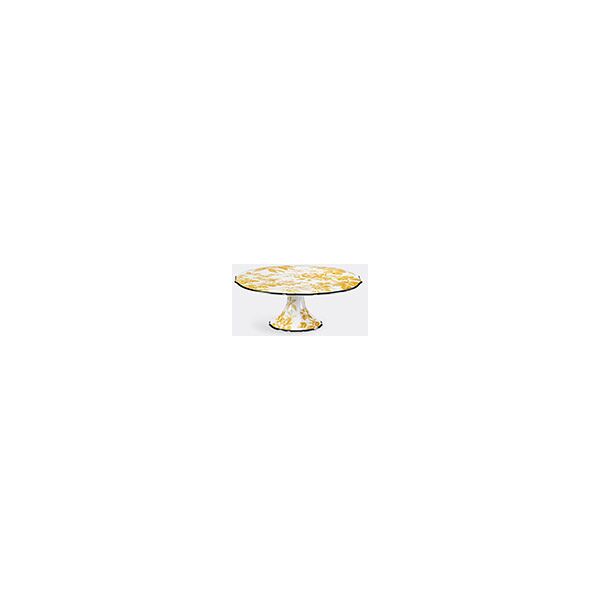 gucci 'herbarium' cake stand, yellow