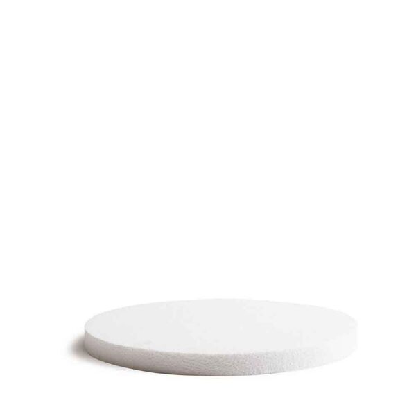 decora base rotonda in polistirolo bianco h 2,5 Ø40 cm