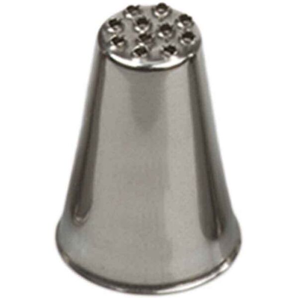 decora beccuccio cornetto speciale multiforo 233 in acciaio inox Ø1,7 x 2,5 cm