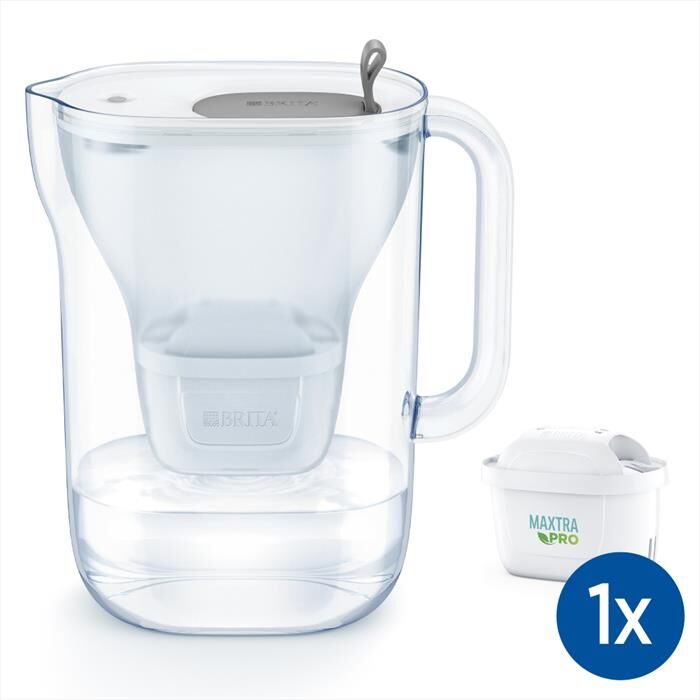 Brita Caraffa Filtrante Style Mxpro-bianco/grigio/trasparente