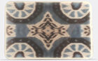 Les-Ottomans 'ikat' Glass Tray, Blue