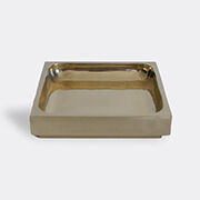 Michael Verheyden Small Square Tray, Brass