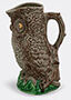 Bordallo Pinheiro 'jarros' Pitcher, Owl