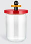 Alessi '100 Values Collection' Glass Jar, Red