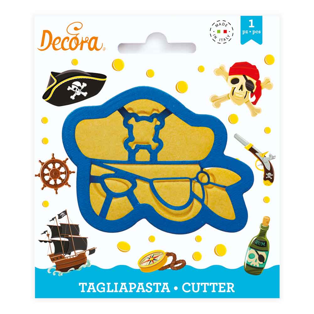 Decora Cutter Tagliapasta In Plastica Maschera Pirata