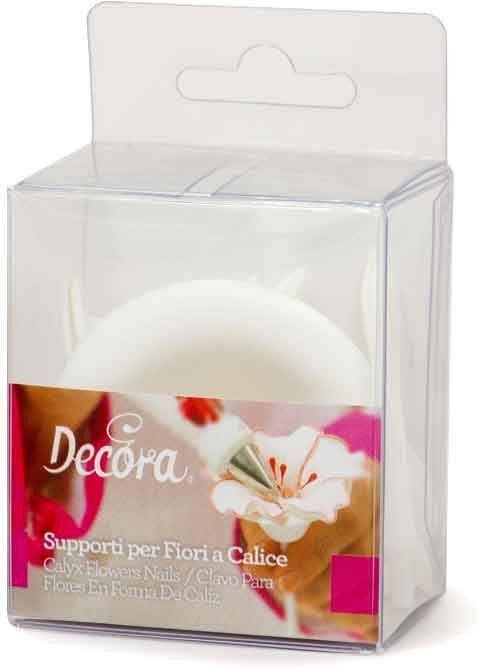 Decora Set 6 Supporti Per Fiori A Calice Concavo Per Realizzare Fiori Con Sac A Poche