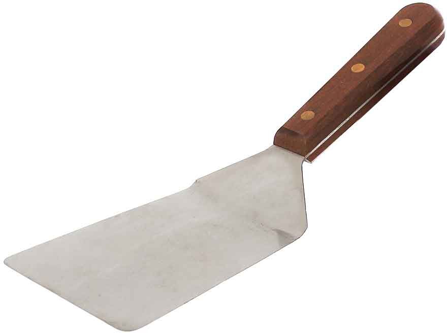 PapoLab Spatola Per Lasagne Con Lama In Acciaio Inox E Manico In Legno 15 Cm