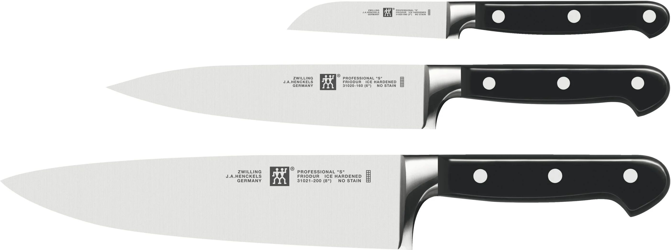 ZWILLING Professional S Set di coltelli - 3-pz.