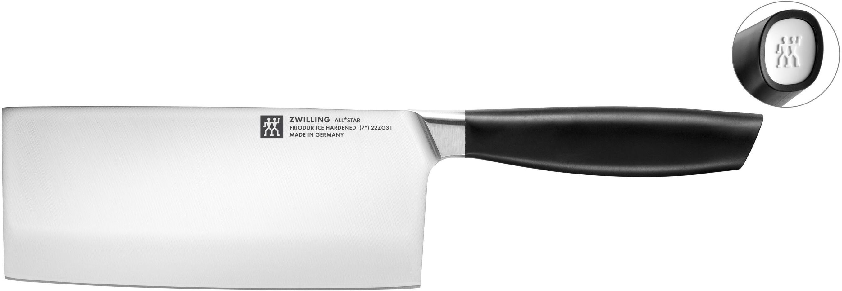 ZWILLING All * Star Coltello da cuoco modello cinese 18 cm, bianco