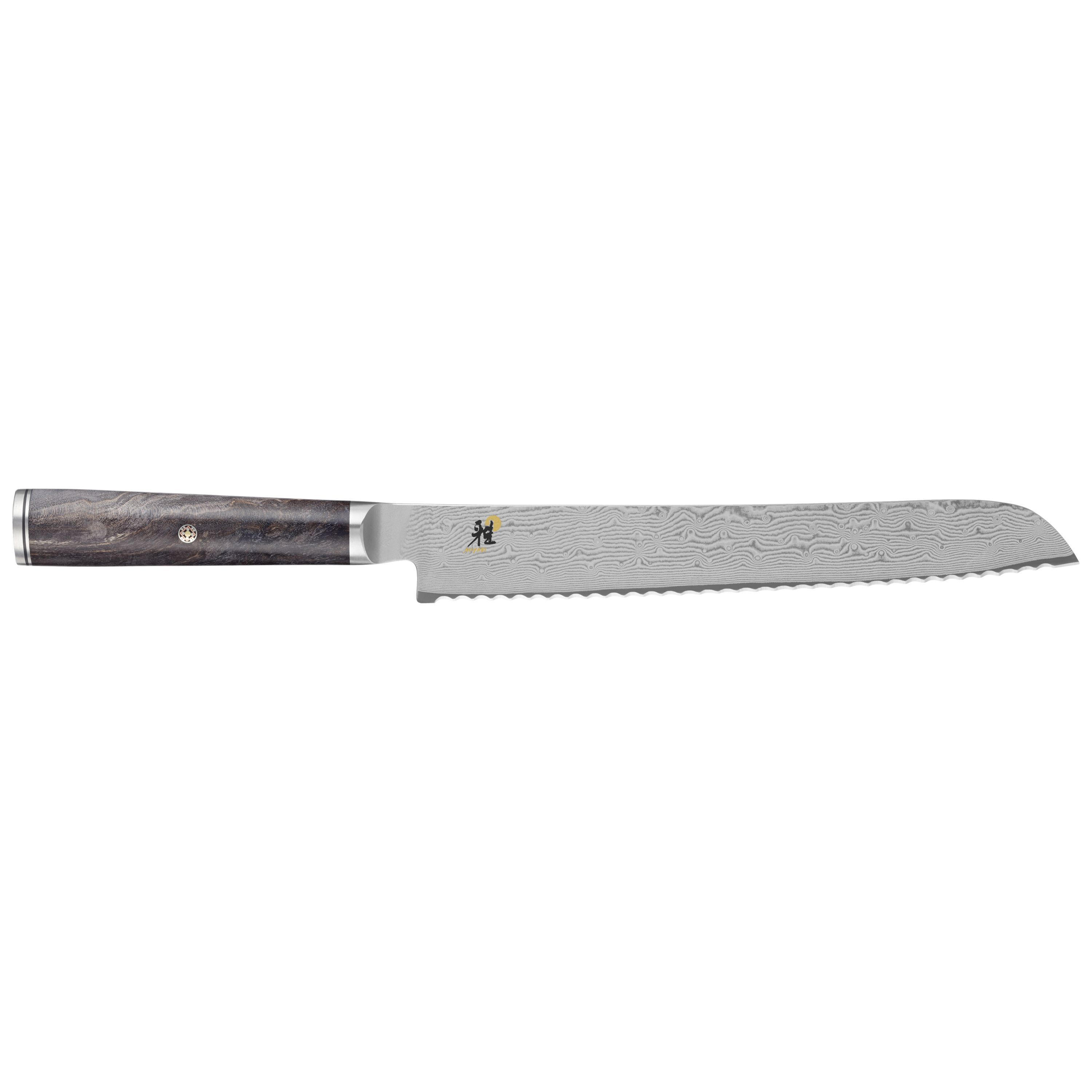 MIYABI 5000 MCD 67 Coltello da pane seghettato - 24 cm, marrone-nero