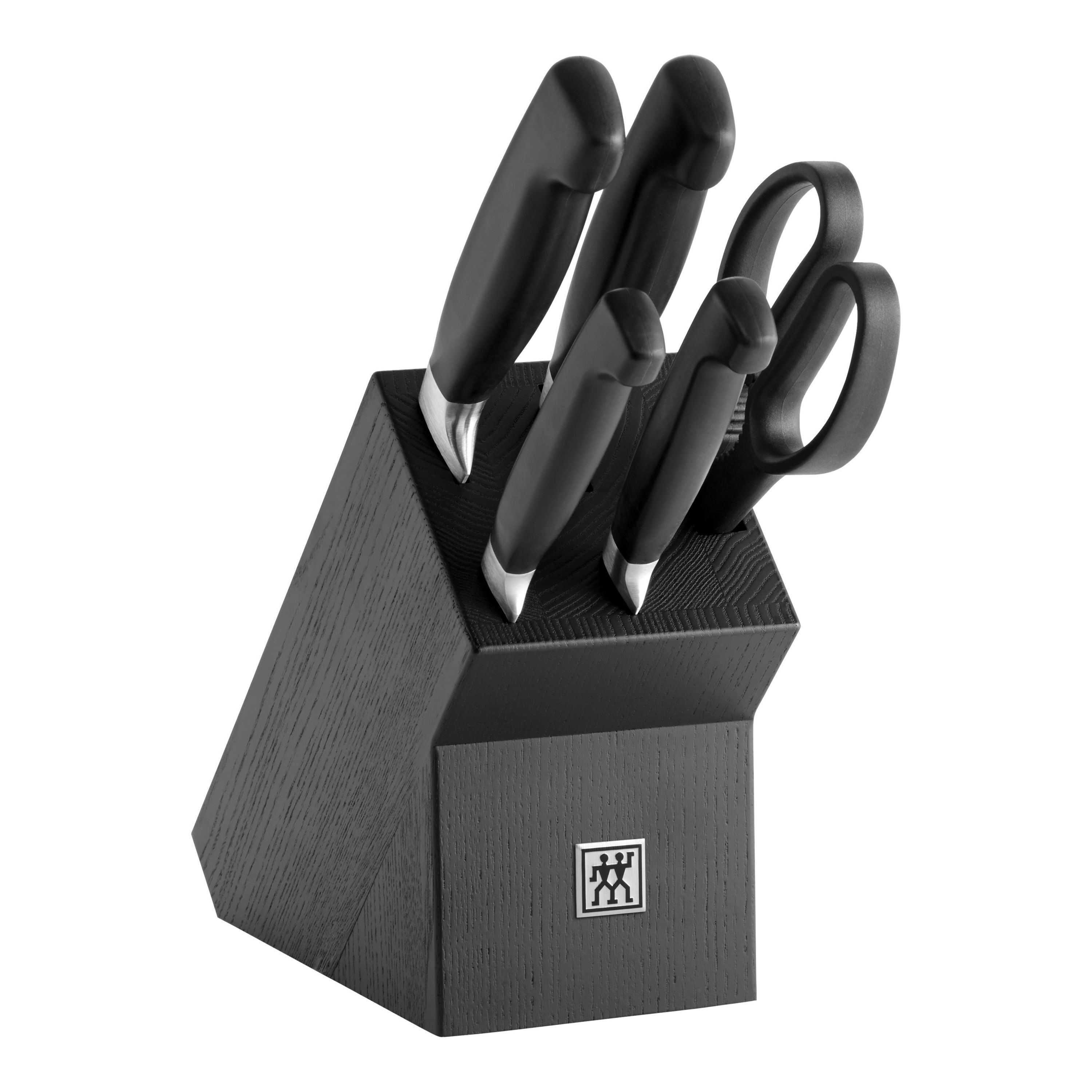 ZWILLING **** Four Star Set di coltelli con ceppo - 6-pz., nero