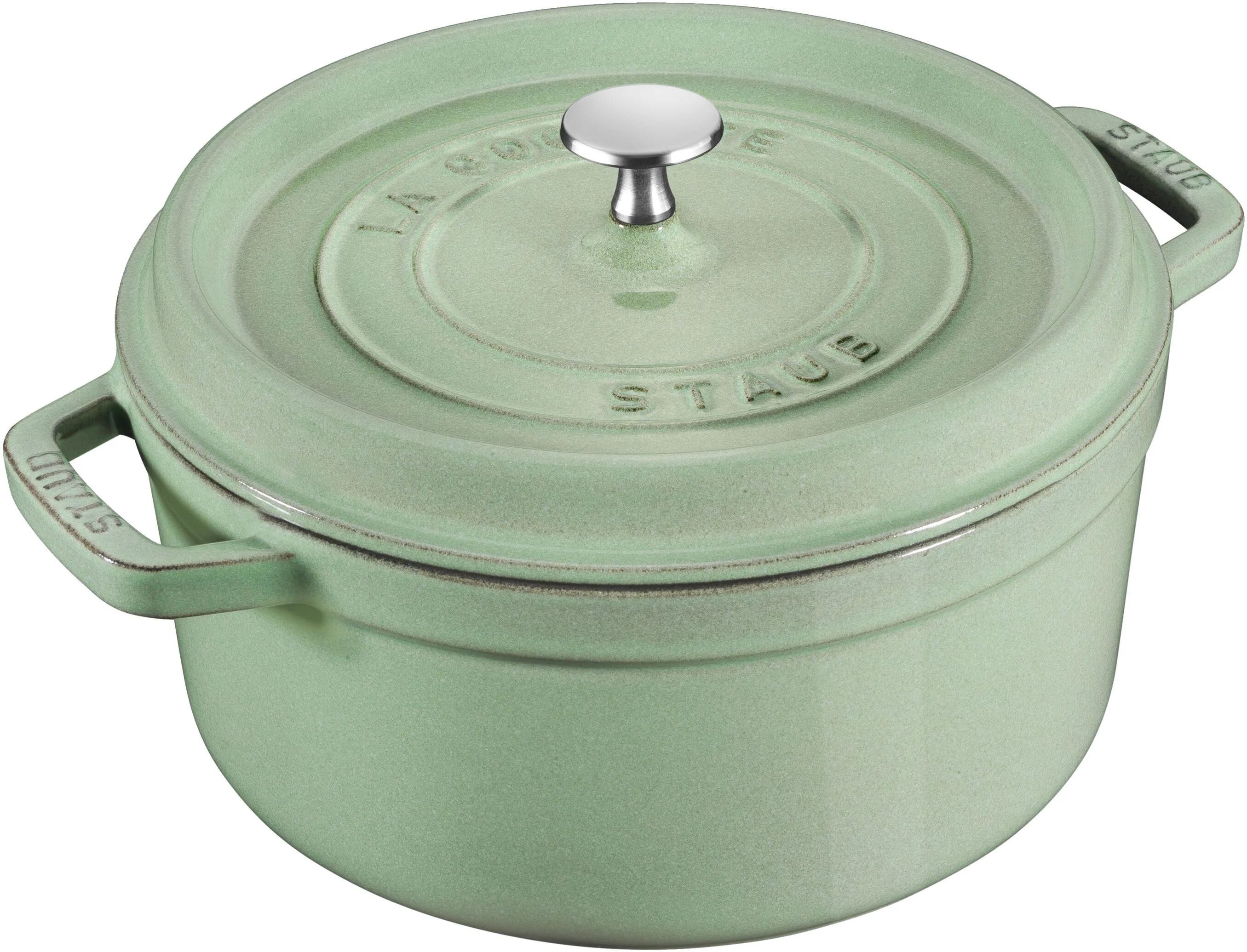 Staub La Cocotte rotonda - 26 cm, salvia