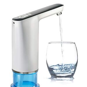  HotFrost Bomba de agua manual para botella de 5 galones –  Ajuste seguro en jarras de corona – Longitud de tubo ajustable, tapa de  boquilla protectora, cepillo de limpieza, material de