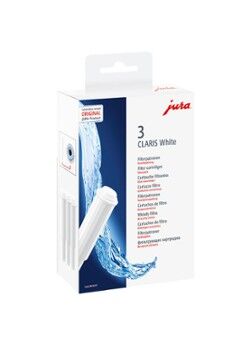 Jura CLARIS White filterpatroon - waterfilter set van 3 - Wit