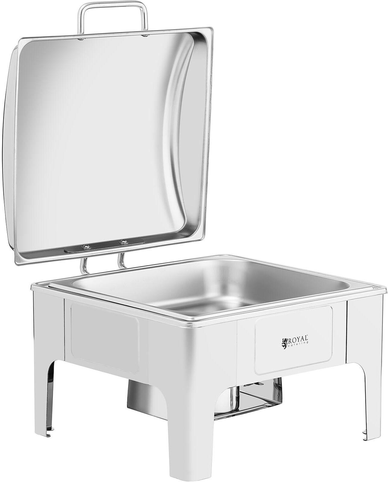 Royal Catering Chafing dish - GN 2/3 - Royal Catering - 5.3 L - 1 Brandstofcel - halfrond RCCD-RT11_6L