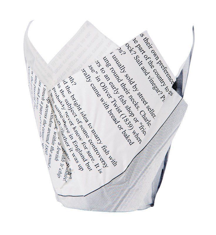 HVS-Select Krantenprint frietpapier (1100 stuks)