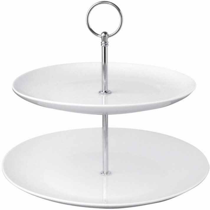 Olympia high tea cake etagère met 2 niveaus