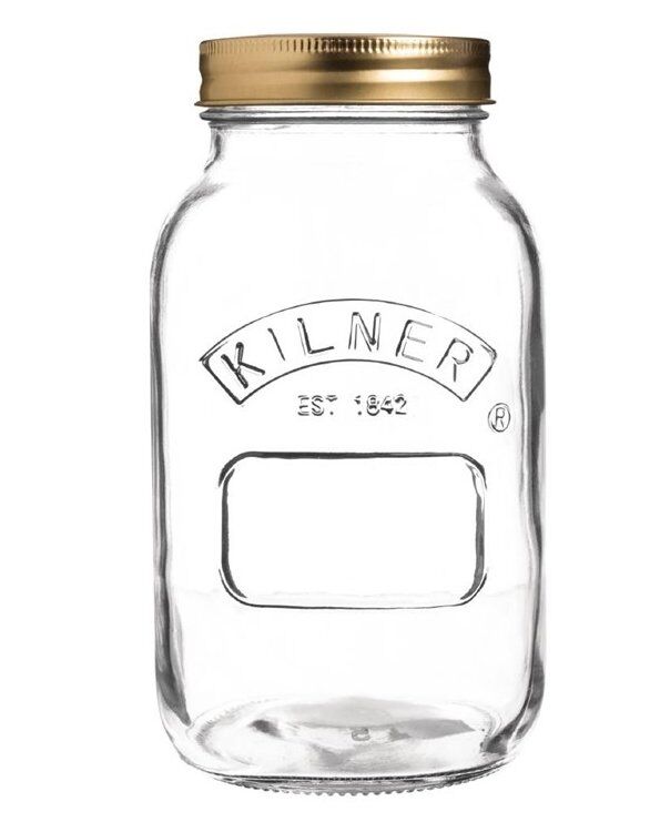 Kilner weckpot met schroefdeksel 1ltr