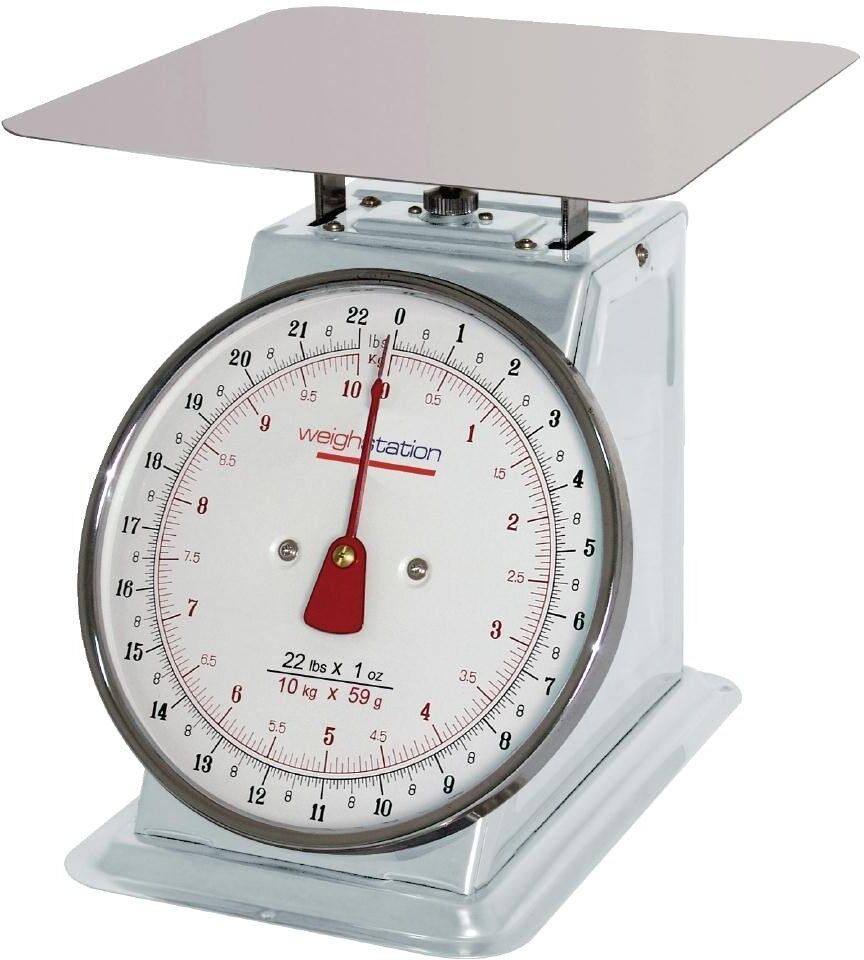 Weighstation RVS Weegschaal, 10 kg per 50 gram