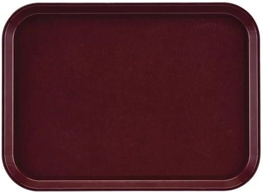 Cambro Epictread rechthoekig antislip glasvezel dienblad bordeaux 35x27cm