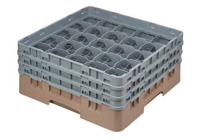 Cambro Camrack vaatwaskorf met 25 compartimenten max. glashoogte 17,4cm