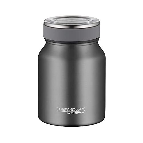 TC FOOD JAR Thermoskan van roestvrij staal, 0,50 l, roestvrij staal, 9 uur warm/14 uur koud, lunchpot, geïsoleerde voedselcontainer voor soep, muesli, van THERMOS, voor vaatwasser, roestvrijstalen