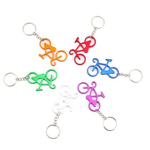 Coolty 24 stuks bier flesopener tas sleutelhanger fiets bar kleine beverage sleutelhanger ring