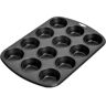 Kaiser Backformen Muffinvorm Inspiration voor 12 muffins of cupcakes, made in germany (1 stuk) zwart