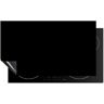 Generic Inductie beschermer Zwart Afdekplaat inductie Kookplaat beschermer Effen Zwart Inductie Mat Inductiebeschermer (71x52 cm)