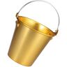 YTUGUNB IJsemmer Bucket Aluminum Alloy Bucket Insulated Bucket Tasting Bucket Champagne Bucket with Tongs for Beer Party