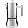 Easyworkz Stovetop Espresso Maker 300ml Roestvrijstalen Moka Pot Koffiezetapparaten,Zilver