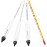 HAPINARY Soortelijk Gewicht Hydrometer 1 Set Meter Percentage Tester Kit Hydrometer Thuistest Brouwkit Tester Glas Vinometer Dichtheidsmeter Wijnparel Wijn Hydrometer