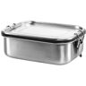 SILBERTHAL Lunchbox van roestvrij staal, 1200 ml, met afneembaar vak en sauspot met deksel, lunchbox voor school, kantoor, picknick