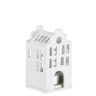 Unbekannt Design HOME Mini Lichthuis Stadhuis 6 x 6 x 13,5 cm, wit