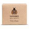 SuperBee Wax Wraps Bijenwas voor wraps, met boomhars en kokosolie, SuperBee bijenwas Wrap Drops, bijenwas voor Diy, maakt tot 12 wraps, verpakking van 1, 100 gram