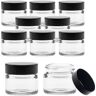 mikken 10 x mini-glazen potjes 15 ml, lege crèmepotjes, crèmepotjes van glas