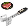 Rubessia Vleeshamer, dubbelzijdige vleeshamer, vleeshamer, meat tenderizer, snipper, vaatwasmachinebestendig, voor steak, kip, varken, schnitzels, rundvlees