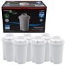 Filterlogic FL601T Waterfilterpatronen, 6-delige set, compatibel met Brita Classic waterfilterkannen, tafelwaterfilter, waterfilterpatronen