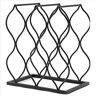 MOEIDO Wijnrekken Black iron wine bottle rack wine bottle rack table decoration storage 5/8 bottle tools (Color : 8 bottle)