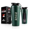 Zeuz Premium RVS Shakebeker – Proteïne Shaker – Shake Beker BPA Vrij – 700 ml Mat Groen