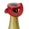 AdHoc FV35 dichte champagne- en champagnesluiting Gush, kunststof/siliconen, rood