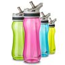 AceCamp Tritan 15544 Drinkfles, lekvrije, BPA-vrije sportfles, met drinkrietje, 550 ml, roze
