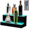 TOYOCC Bar Drank Fles Display Rack Led Verlichte Drank Fles Plank, 2 Tier Verlichte Fles Plank Dranken Verlichting Planken voor Bar P