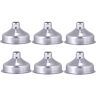 LEDDP Keuken Trechter Trechter Keuken Olie Trechter Heupfles Trechter Bier Trechter Rvs Trechter Mini Trechter Grote Trechter Silver,6PCS