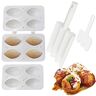 Jicyor 2 STKS Keuken Gehaktballen Maker Set, Gehaktballen Keuken Triple Gehaktballen Maker Sets Geschikt voor het Maken van Visballen, Rijst Vlees Dumplings en Rundvlees Ballen