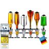 GOODS+GADGETS Bar Butler voor sterke drank Flessenhouder voor dranken 2cl Doser Drank Dispenser Bar Flessenhouder Portioneren Dranken Drank Portioneerder (6-flessen houder wandmontage)